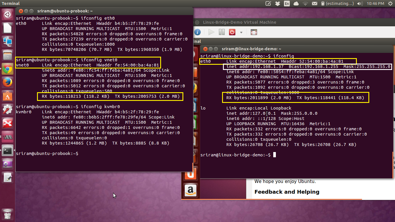 VM NIC to Tap Interface relationship